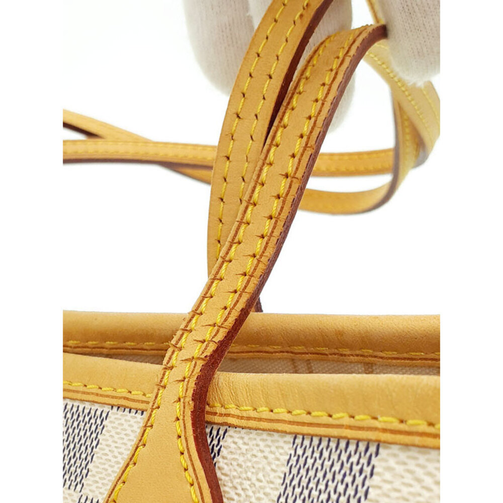 Louis Vuitton Damier Azur White Neverfull Tote Bag - Picture 7 of 8